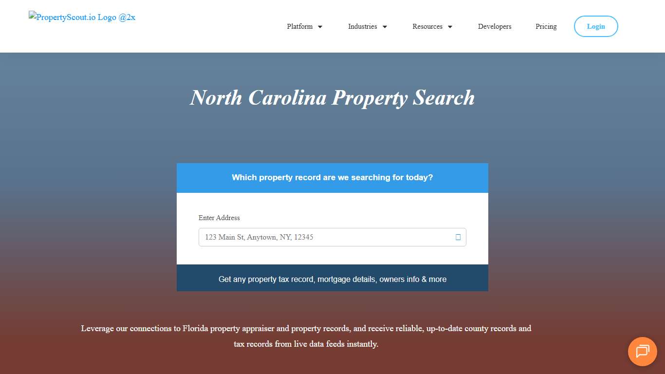 North Carolina Property Records Search - Propertyscout.io